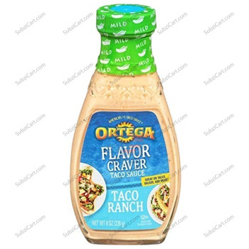 Ortega Craver Taco Sauce Taco Ranch, 8Oz