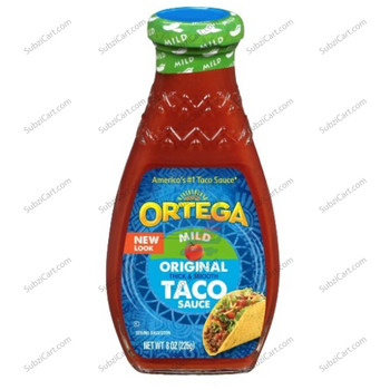 Ortega Taco Sauce, 8 Oz