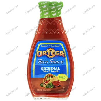 Ortega Taco Sauce Original Hot, 8 Oz