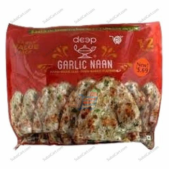 Deep Garlic Naan 12Pc, 908 Grams