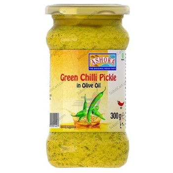 Ashoka Green Chilli Pickle, 500 Grams