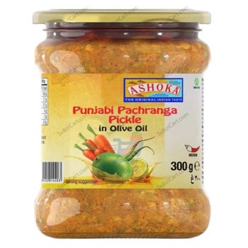 Ashoka Punjabi Pancharanga Pickle, 300.00 Grams