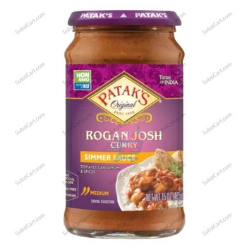 Pataks Rogan Josh Curry Sauce, 15 Oz