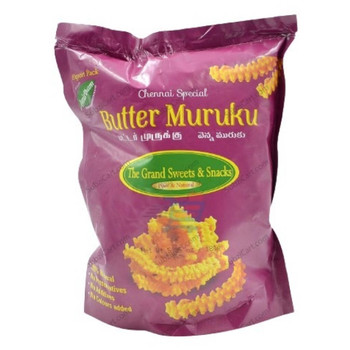 The Grand Sweets & Snacks Butter Murukku, 170 Grams