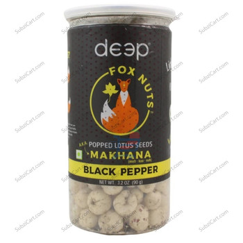 Deep Makhana Black Pepper, 90 Grams