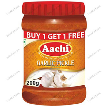 Aachi Garlic Pickle, 200 Grams