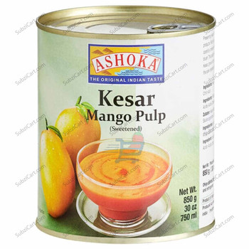 Ashoka Kesar Mango Pulp, 6 Tin