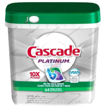 Cascade Platinum Fresh Scent, 331 Grams