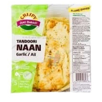 Crispy Garlic Naan 5 Pcs, 500 Grams
