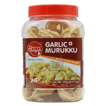 Delicious Delight Garlic Murukku, 6.17 Oz