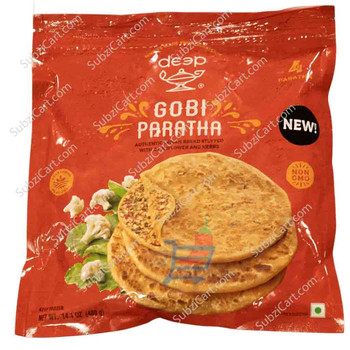 Deep Gobi Paratha 4 Pc, 400 Grams