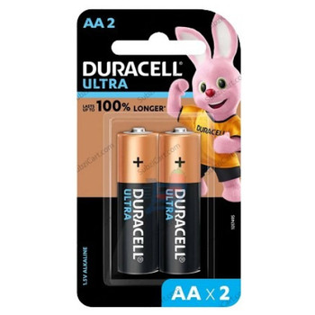 Duracell Aa2 Alkaline Batteries 2 Count, 1 Pack