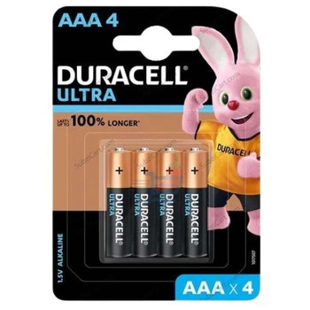 Duracell Aaa4 Alkaline Batteries 4 Count, 1 Pack