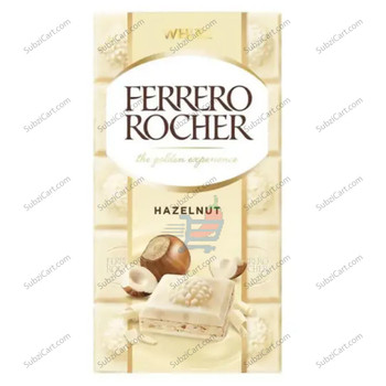 Ferrero Rocher White Hazelnut, 90 Grams