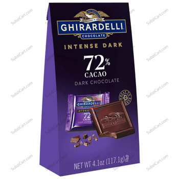 Ghirardelli 72 Cacao Dark Chocolate, 4.1 Oz