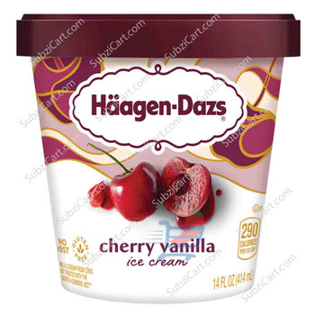 Haagen-Dazs Cherry Vanilla, 14 Oz