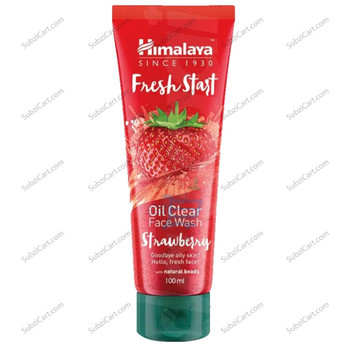 Himalaya Fresh Start Strawberry Face Wash, 100 ML