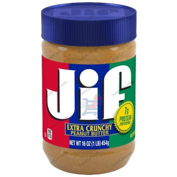 Jif Extra Crunchy Peanut Butter, 16 Oz