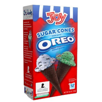Joy Sugar Cones With Oreo, 142 Grams