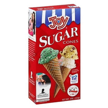 Joy Sugar Cones, 12 CONES