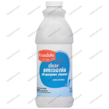 Krasdale Clear Ammonia, 32 Oz