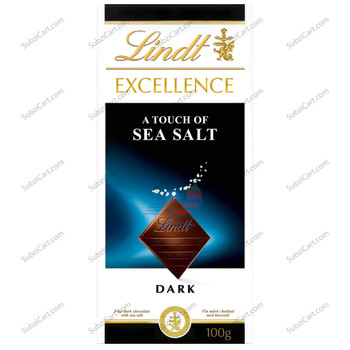 Lindt Sea Salt Dark Chocolate, 100 Grams