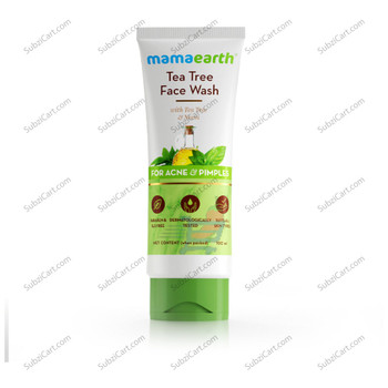 Mamaearth Tea Tree Face Wash, 100 ML