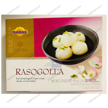 Nanak Rasogolla 20 Pc, 908 Grams