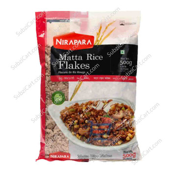 Nirapara Matta Rice Flakes, 500 Grams