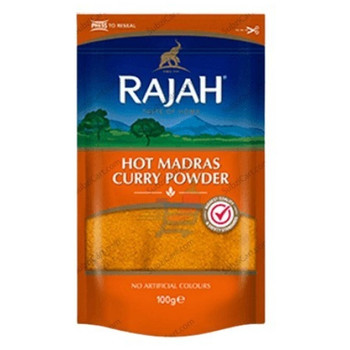 Rajah Hot Madras Curry Powder, 100 Grams