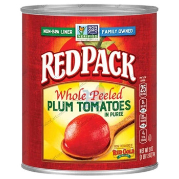 Redpack Whole Peeled Plum Tomatoes, 25 OZ