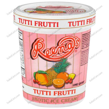 Reenas Cup Ice Cream Tutti Frutti, 4 Oz