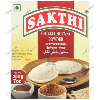 Sakthi Chilli Chutney Powder, 7 Oz