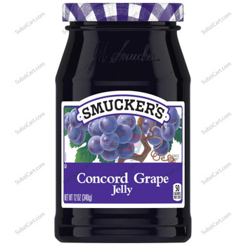 Smuckers Concord Grape Jelly, 12 Oz