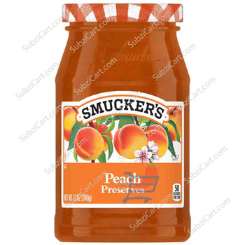 Smuckers Peach Preserves, 12 Oz