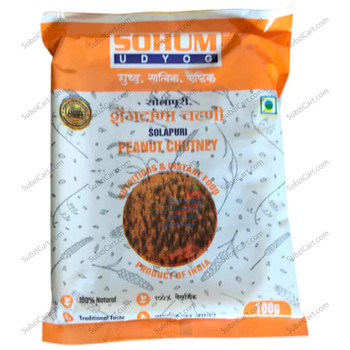 Sohum Solapuri Peanut Chutney, 100 Grams