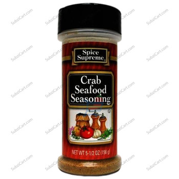 Spice Supreme Crab Seafood Seasonin, 156 Grams