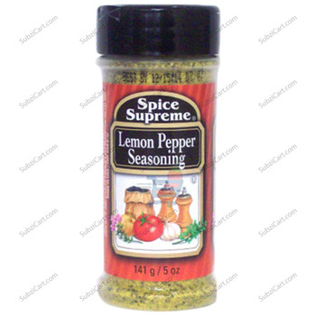 Spice Supreme Lemon Pepper Seasoning, 142 Grams