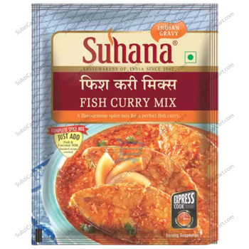 Suhana Fish Curry Masala Mix, 50 Grams