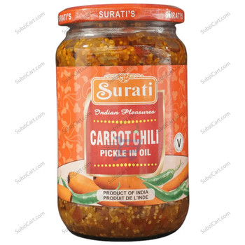 Surati Carrot Chilli Pickle In Oil, 700 Grams