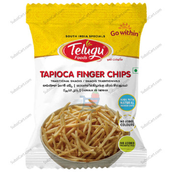 Telugu Tapioca Finger Chips, 170 Grams