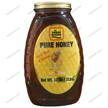 Three Rivers Pure Honey, 2 LB