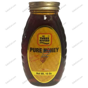 Three Rivers Pure Honey, 5 LB
