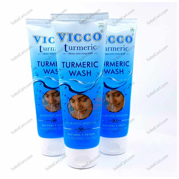Vicco Turmeric Face Wash, 70 Grams