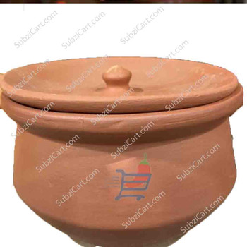 Clay Bowl Flat With Lid