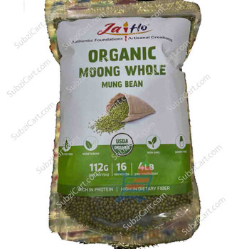 JaiHo Organic Moong Whole, 4 Lb