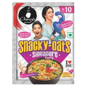Chings Snacky Oats Singapore Curry, 25 Grams