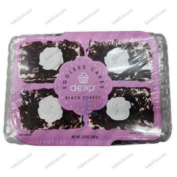 Deep Black Current Eggless Cakes, 280 Grams