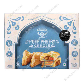 Deep Puff Pastry Chhole, 360 Grams