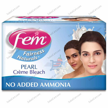 Fem Creme Bleach Pearl Milk, 64 Grams